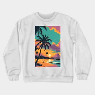 Sunset at the beach Crewneck Sweatshirt